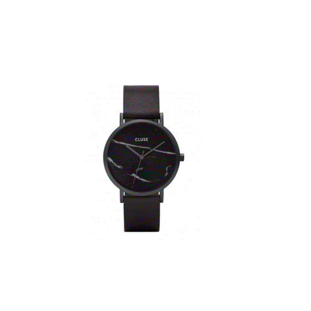 Full Black Marble Cluse Womens Watch by Pink Door Gifts